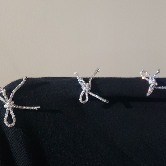 Nwt Liv Milano 2X and.large Black sweater with shiny bow - Picture 6 of 12